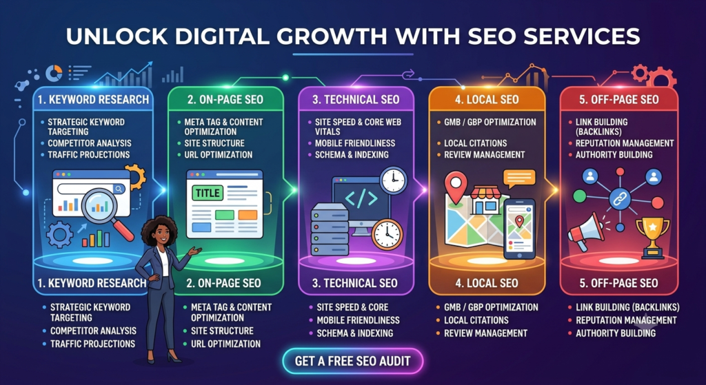 SEO Services process for business growth