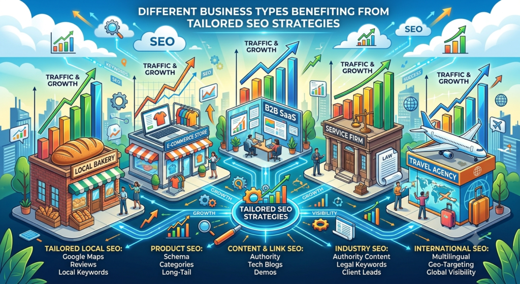 SEO strategy for different business types